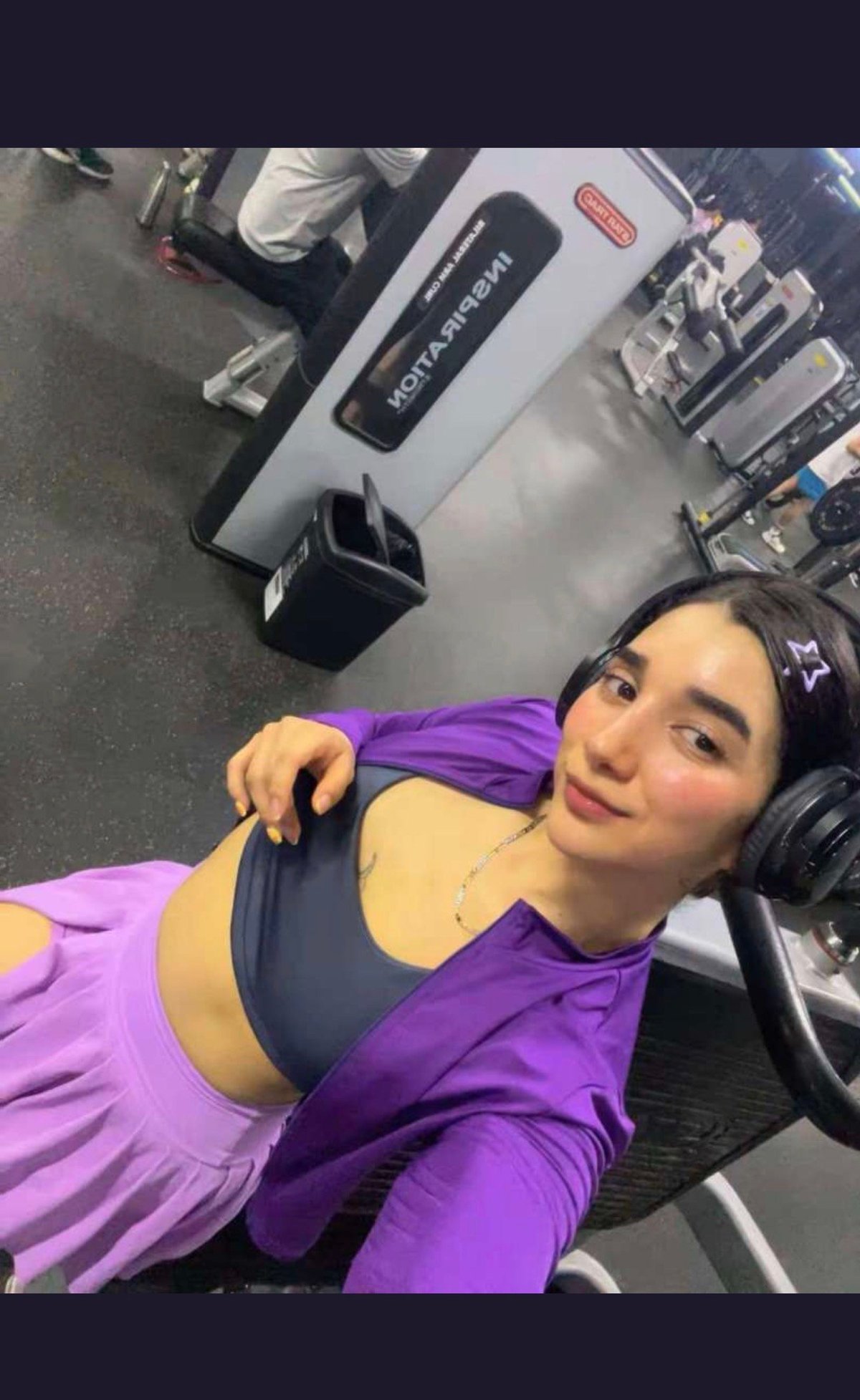 Sabrina at gym
