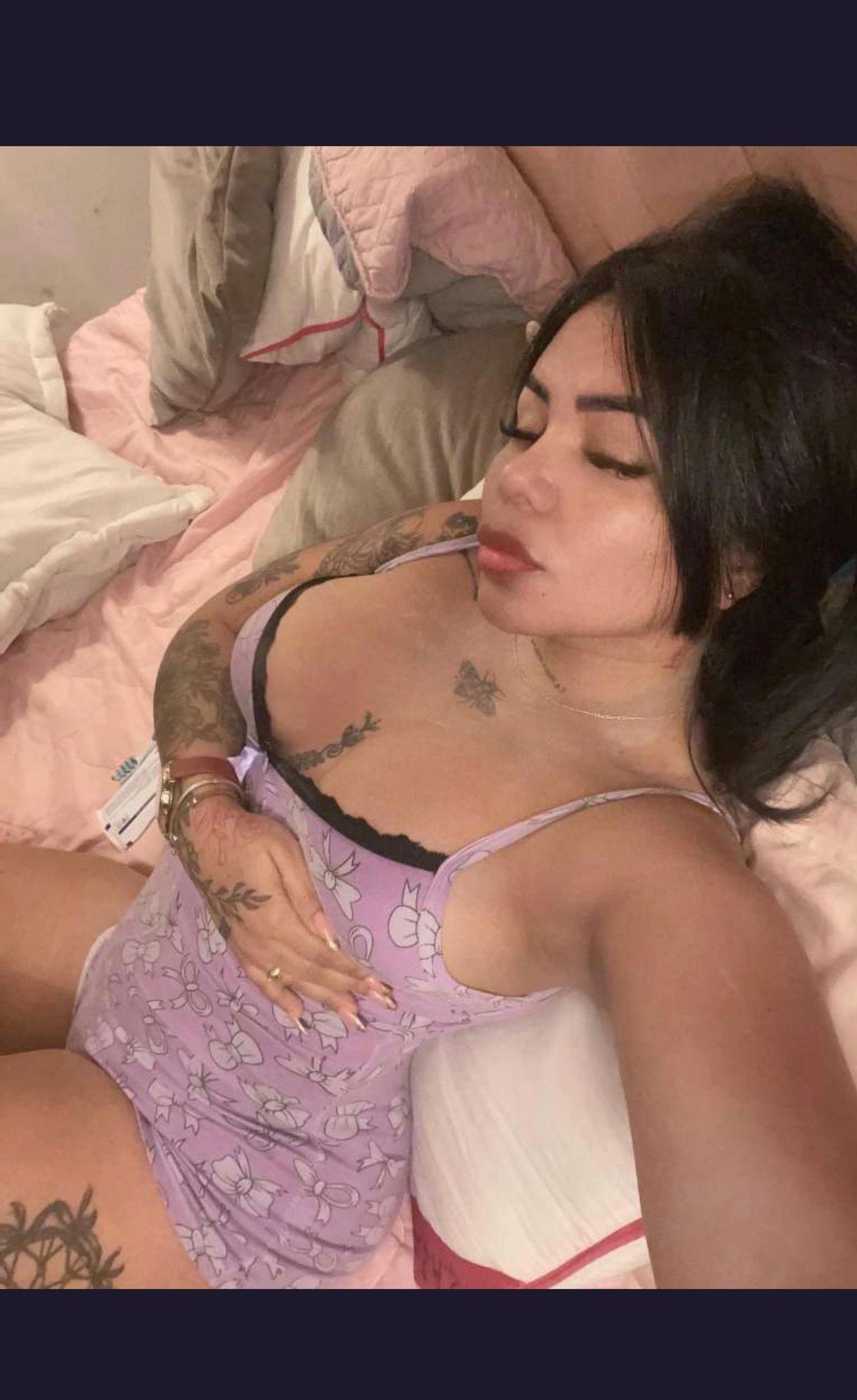 Quinn with tattoos